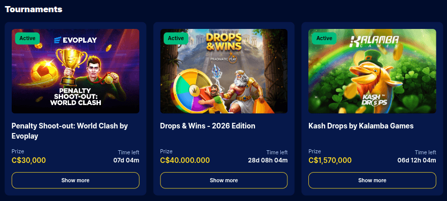 Fiestaslots Casino Tournaments 